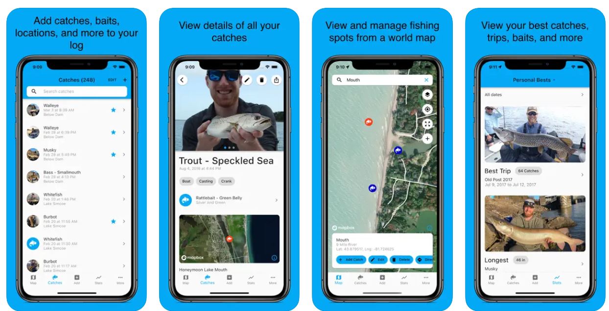 anglers log - apps for fishing
