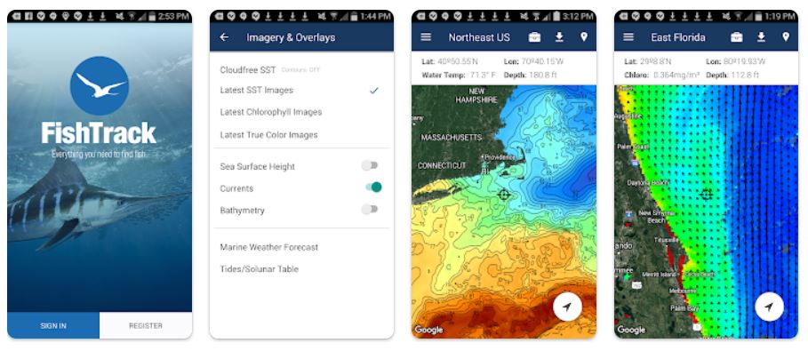 fishtrack | apps for fishing
